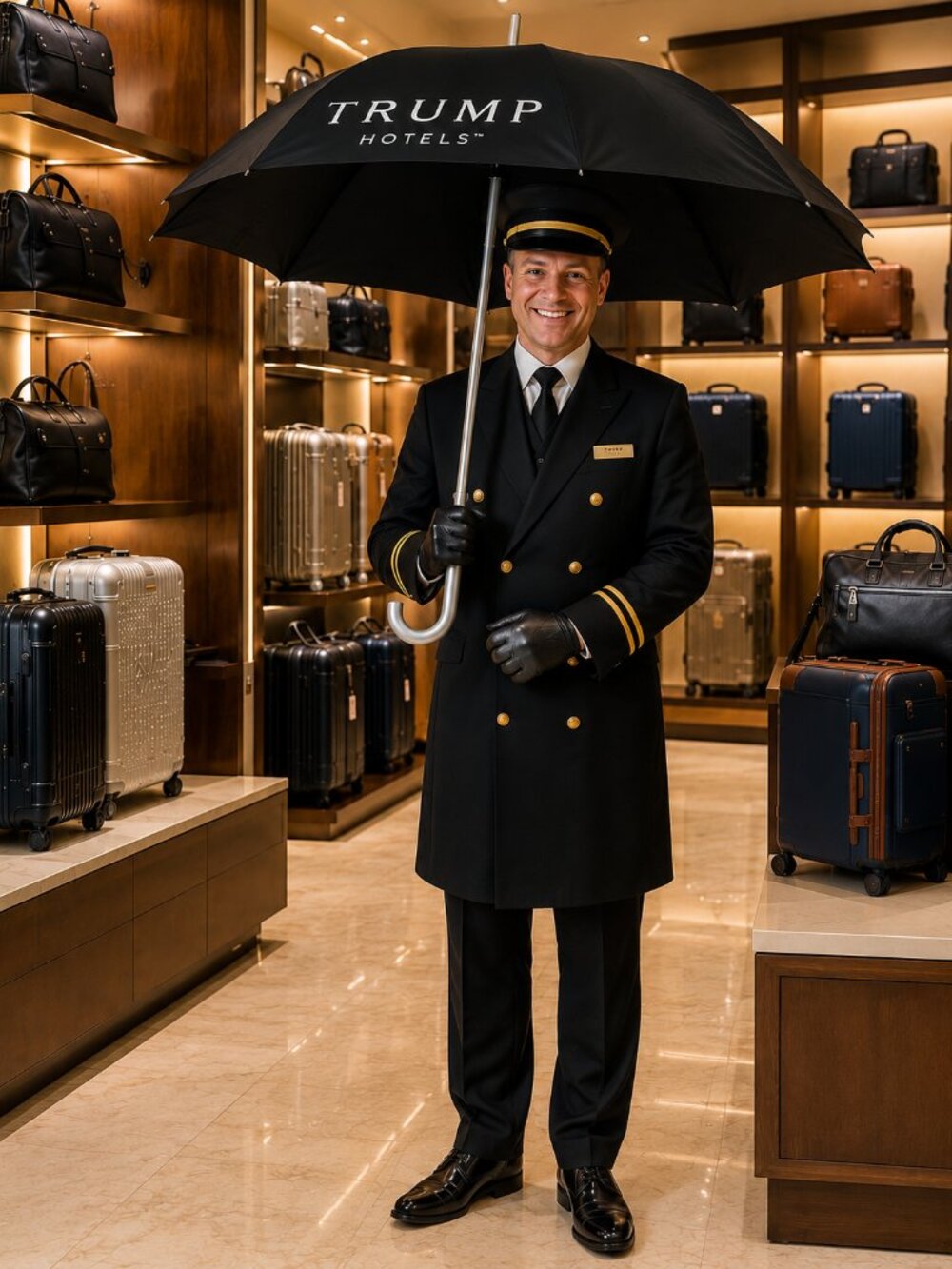 Collector’s Trump Hotels Golf Umbrella | Luxury Hotel Nostalgia Piece